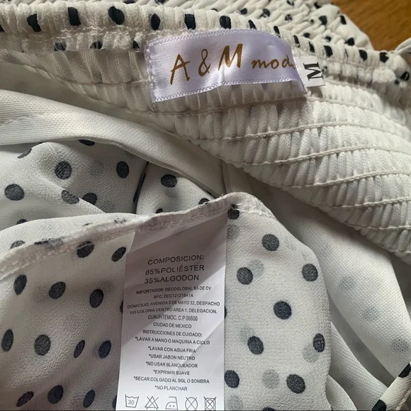 Sold 🎈Polka dot ruffle maxi slip dress size M - Picture 10 of 12